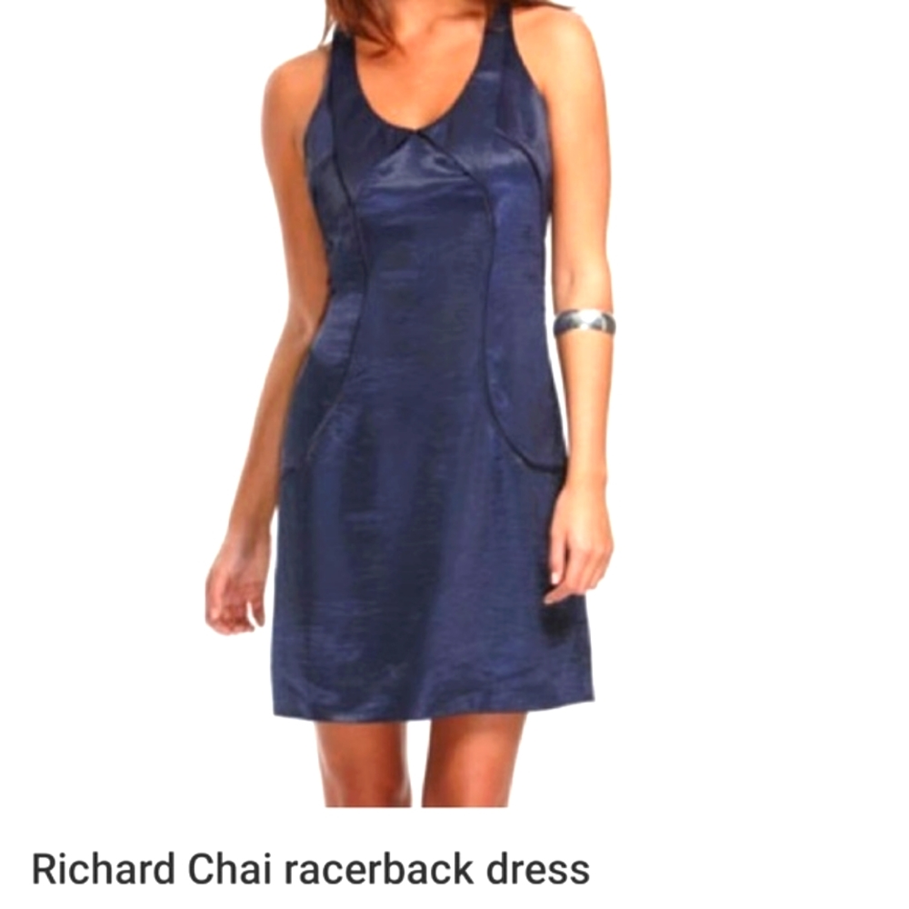 Richard Chai for Target Navy Racerback Dress 8-10
